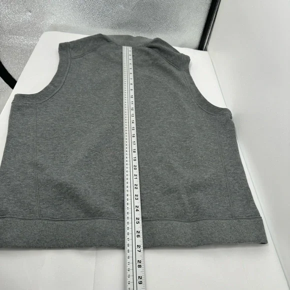 TOMMY BAHAMA Flip Coast Men's Full Zip Vest SIZE M GrayReversible Casual $110